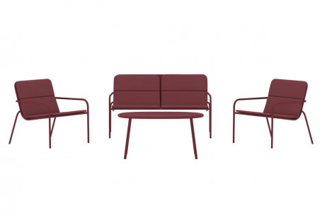 Fourni soffgrupp vinröd Venture Design