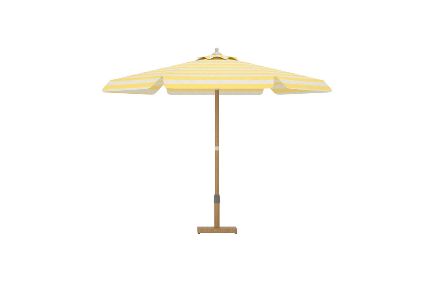 Cerox parasoll Ø270 cm vit/gul Venture Design