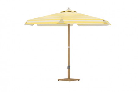 Cerox parasoll Ø270 cm vit/gul Venture Design