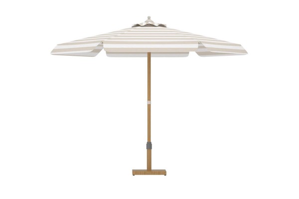 Cerox parasoll Ø270 cm vit/beige Venture Design