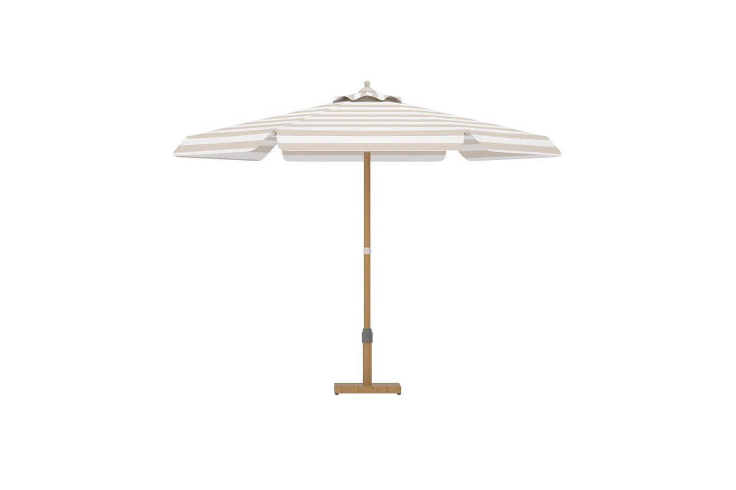 Cerox parasoll Ø270 cm vit/beige Venture Design