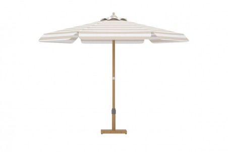 Cerox parasoll Ø270 cm vit/beige Venture Design