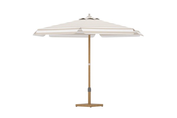 Cerox parasoll Ø270 cm vit/beige Venture Design