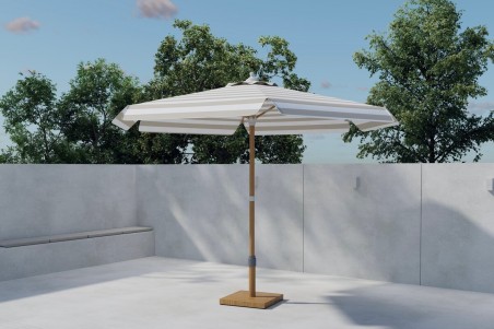 Cerox parasoll Ø270 cm vit/beige Venture Design