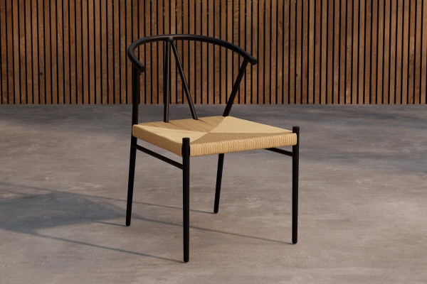 Alfons matstol svart Venture Design