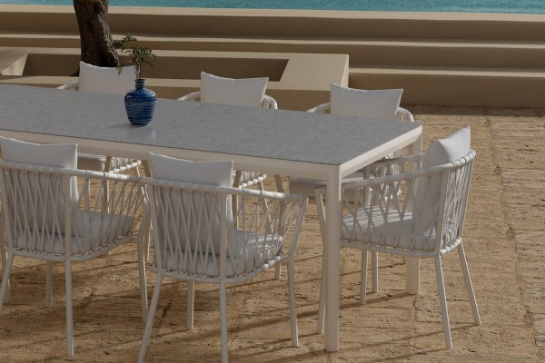 Linos & Lino matgrupp vit/beige Venture Design