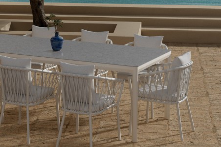 Linos & Lino matgrupp vit/beige Venture Design