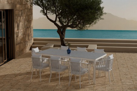 Linos & Lino matgrupp vit/beige Venture Design