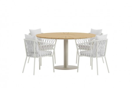 Linos & Croft matgrupp vit/beige Venture Design