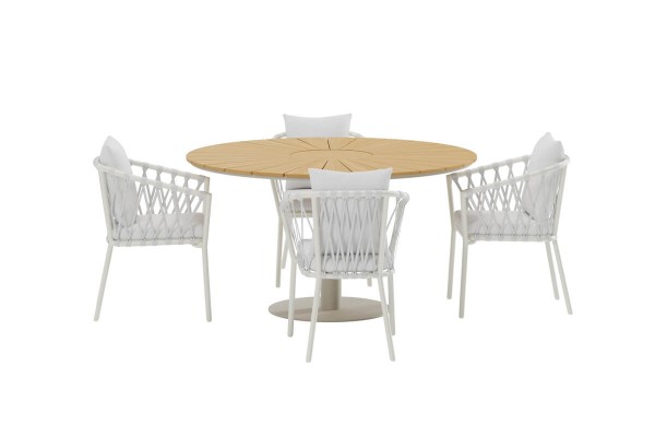 Linos & Croft matgrupp vit/beige Venture Design