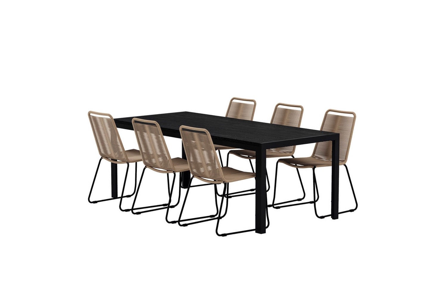 Lindos & Mirko matgrupp svart/brun Venture Design