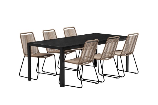 Lindos & Mirko matgrupp svart/brun Venture Design