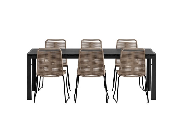 Lindos & Mirko matgrupp svart/brun Venture Design