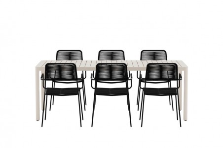 Giardini & Lindos matgrupp svart/beige Venture Design