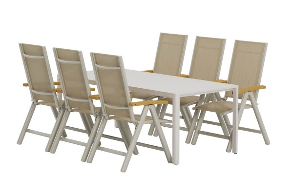 Giardini och Panama matgrupp beige Venture Design