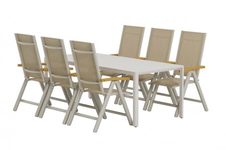 Giardini och Panama matgrupp beige Venture Design