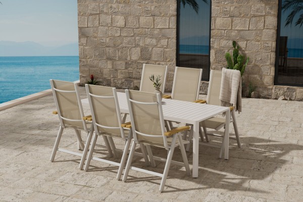 Giardini och Panama matgrupp beige Venture Design