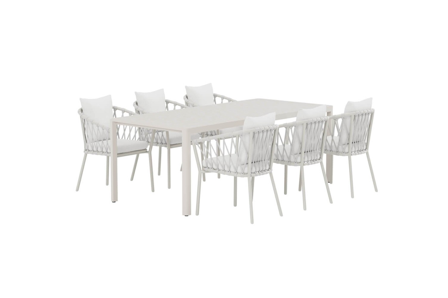 Giardini och Linos matgrupp beige/vit Venture Design