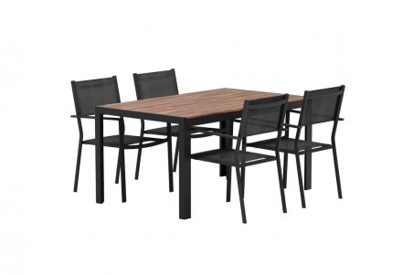 Bois & Copacabana matgrupp natur/svart Venture Design