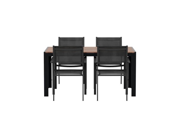 Bois & Copacabana matgrupp natur/svart Venture Design