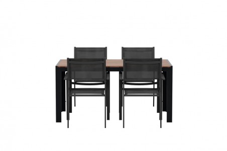 Bois & Copacabana matgrupp natur/svart Venture Design