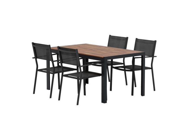 Bois & Copacabana matgrupp natur/svart Venture Design