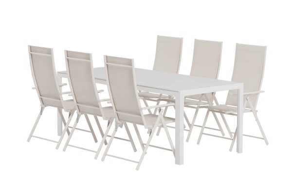 Break & Levanzo matgrupp vit/beige Venture Design