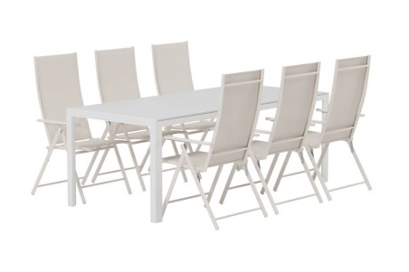 Break & Levanzo matgrupp vit/beige Venture Design