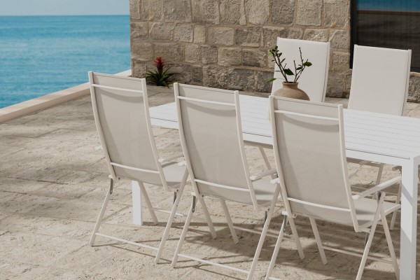 Break & Levanzo matgrupp vit/beige Venture Design