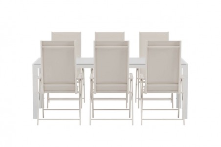 Break & Levanzo matgrupp vit/beige Venture Design