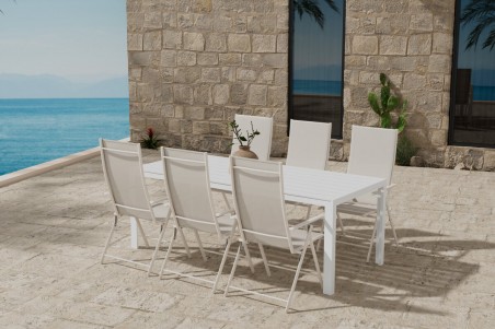 Break & Levanzo matgrupp vit/beige Venture Design