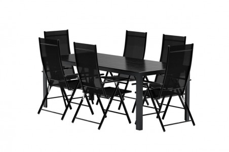 Break & Levanzo matgrupp svart Venture Design