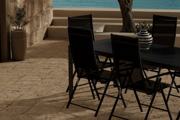 Break & Levanzo matgrupp svart Venture Design