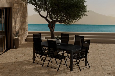 Break & Levanzo matgrupp svart Venture Design