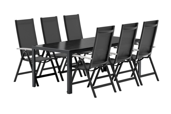 Break & Albany matgrupp svart Venture Design