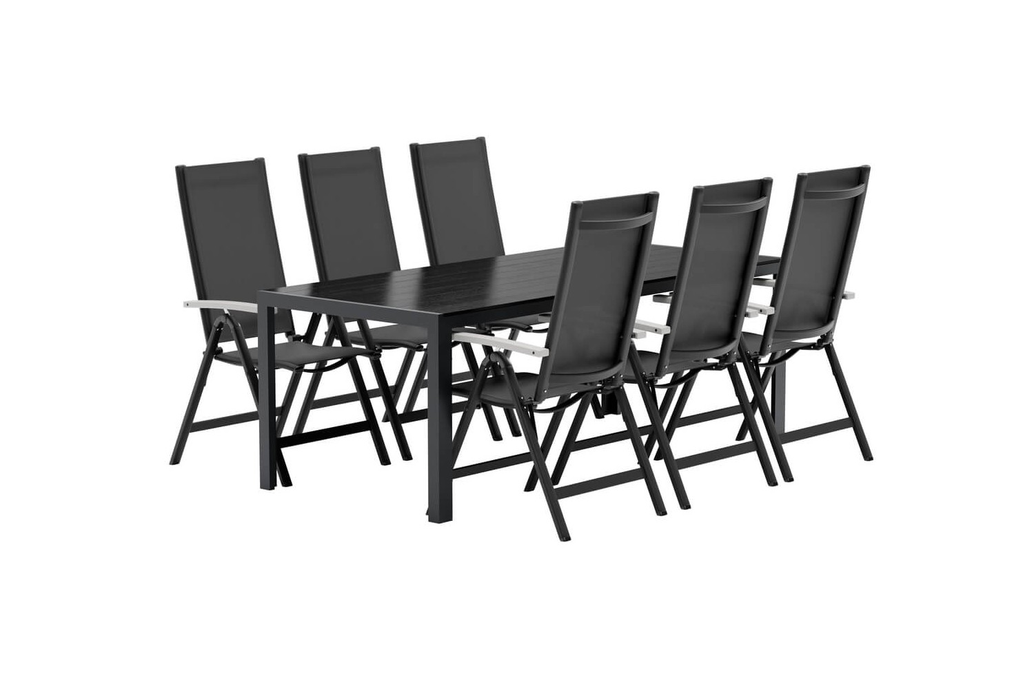 Break & Albany matgrupp svart Venture Design