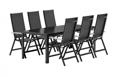 Break & Albany matgrupp svart Venture Design