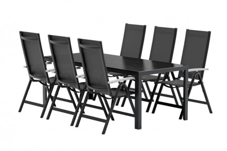 Break & Albany matgrupp svart Venture Design