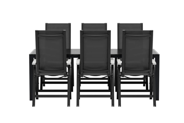 Break & Albany matgrupp svart Venture Design