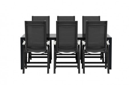 Break & Albany matgrupp svart Venture Design