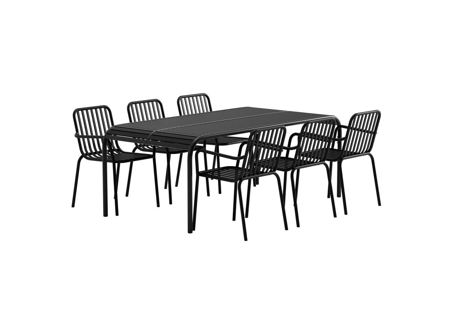 Borneo & Peking matgrupp svart Venture Design