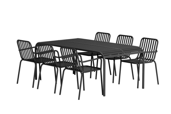 Borneo & Peking matgrupp svart Venture Design