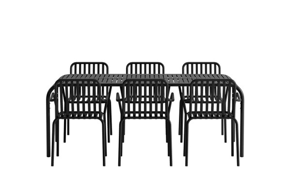 Borneo & Peking matgrupp svart Venture Design