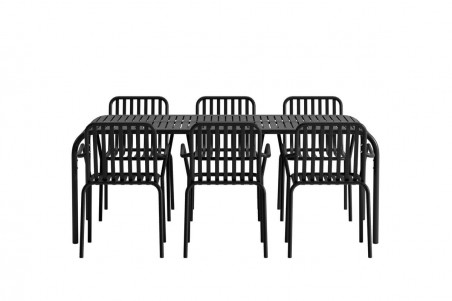 Borneo & Peking matgrupp svart Venture Design