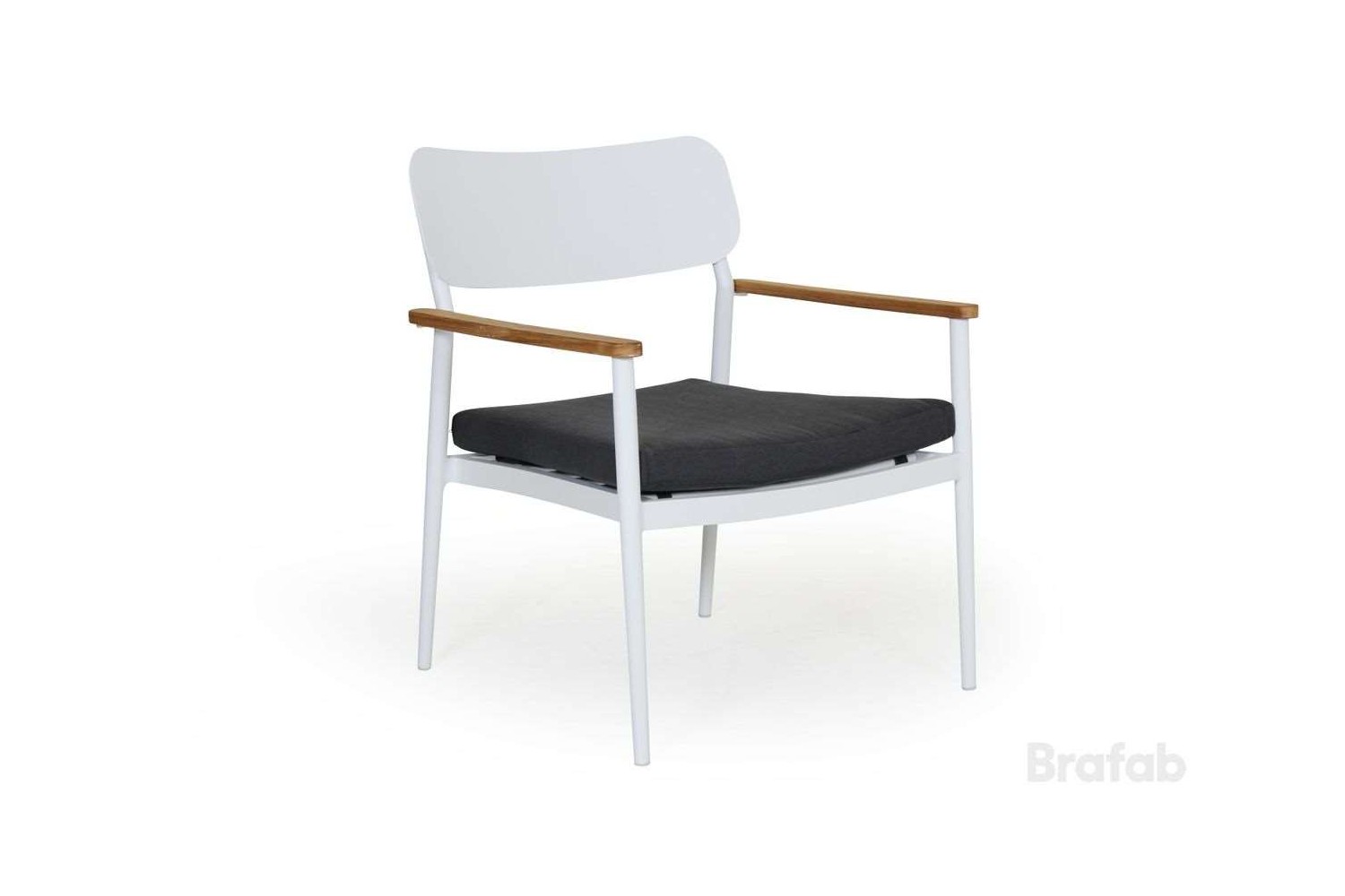 Domingo fåtölj vit med dyna Brafab Domingo fåtölj vit med dyna Brafab
