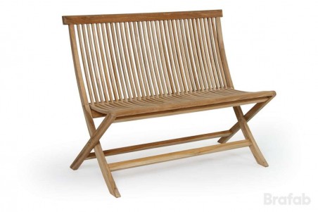 Turin soffa teak natur Brafab