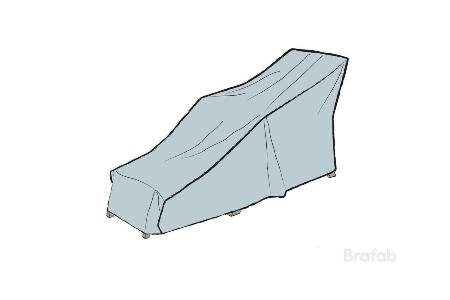 Skydd för däckstol 160x60x85 Brafab Skydd för däckstol 160x60x85 Brafab