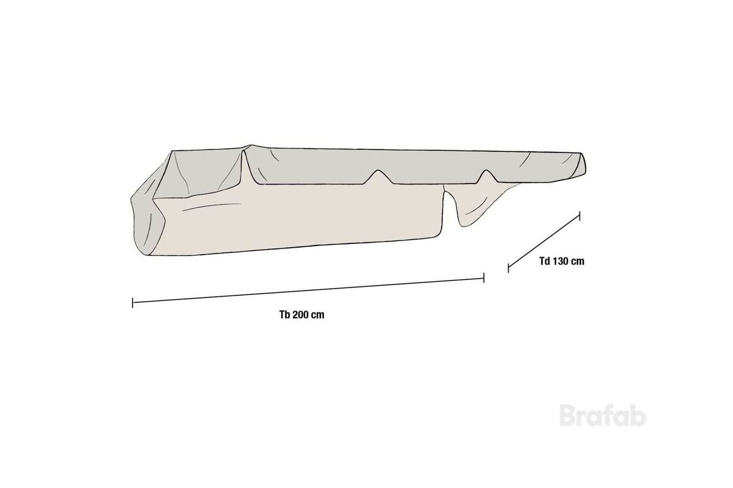 Bonn hammocktak polyester/pvc Brafab Bonn hammocktak polyester/pvc Brafab