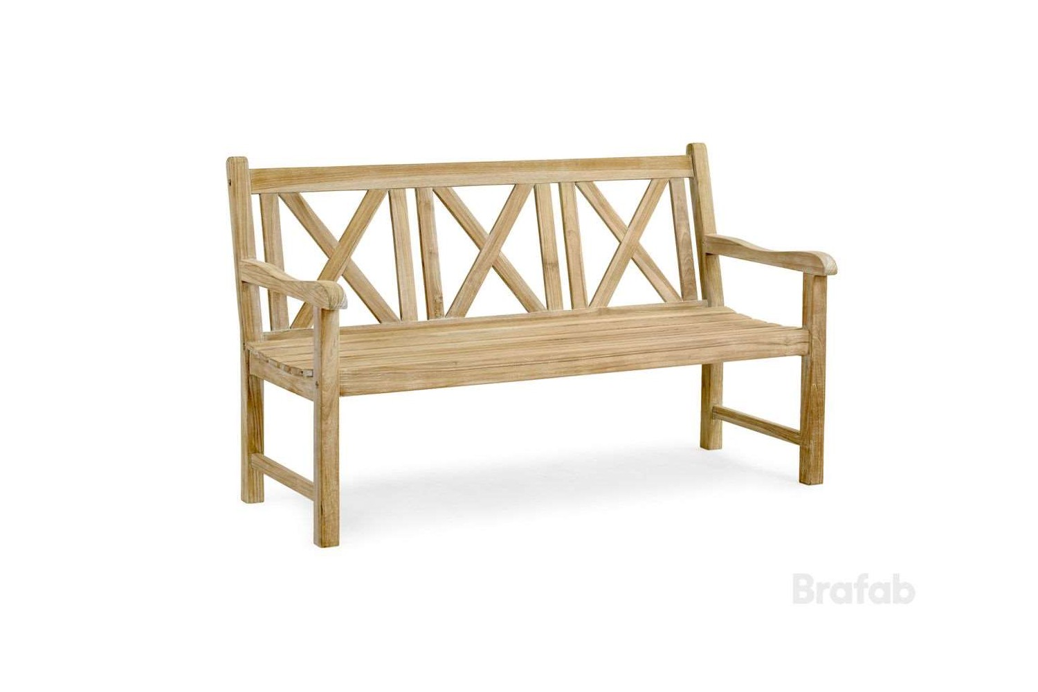 Madras 3-sits soffa vitpigmenterad teak Madras 3-sits soffa vitpigmenterad teak