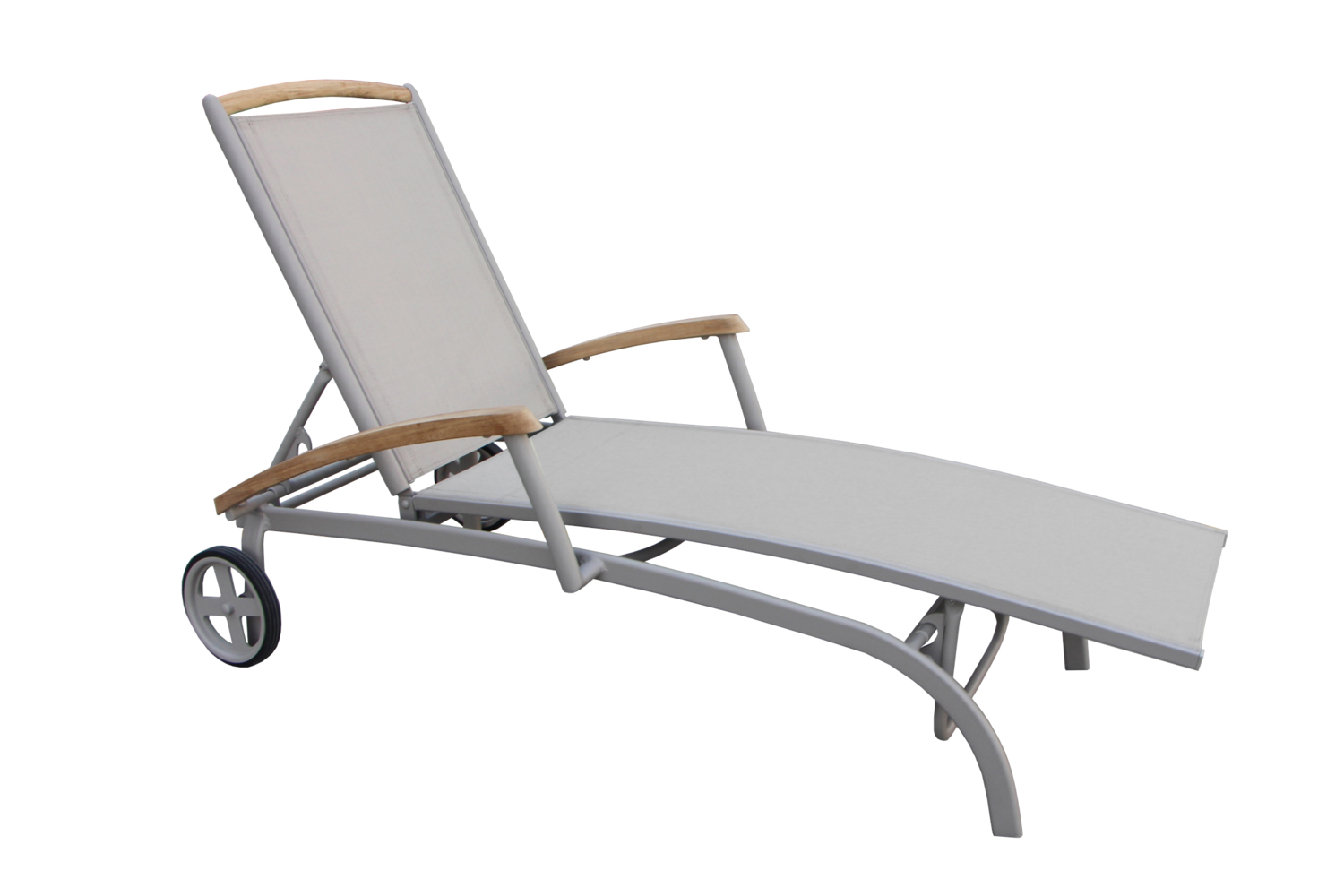 Andy vilsäng khaki/khaki teak Brafab Andy vilsäng khaki/khaki teak Brafab
